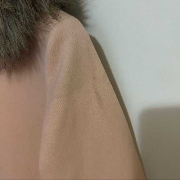 J Crew Factory Vail Parka Coat in Blush with Faux Fur Collar 10 - Picture 8 of 8